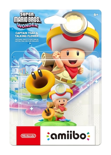 amiibo Captain Toad &amp; Talking Flower Super Mario Bros. Wonder Series