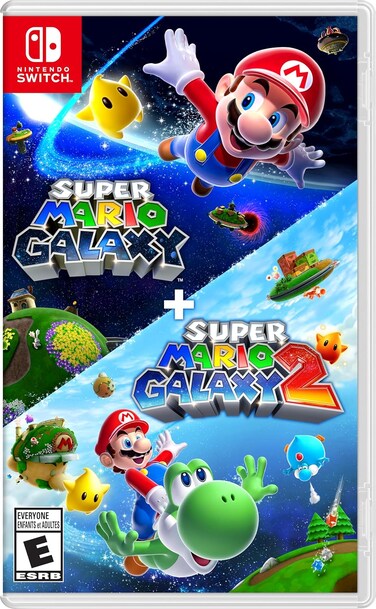 Super Mario Galaxy + Super Mario Galaxy 2 Nintendo Video Game (International Version)