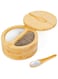 . Salt Container, Large Bamboo Salt Cellar Spice Box with Magnetic Swivel Lid &amp; Spoon, 2-Compartment Salt and Pepper Storage Box, Holder for Table Salt, Gourmet Salts, Spices, Dual 6oz Capacity