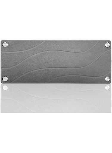 Fortuco&reg; Stone Sink Caddy with Steel Legs   Ultra Absorbent Soap Dish, Sponge Holder &amp; Tray for Kitchen &amp; Bathroom Countertops   Diatomaceous Earth   Water-Absorbing Stone Tray   Waves on Gray