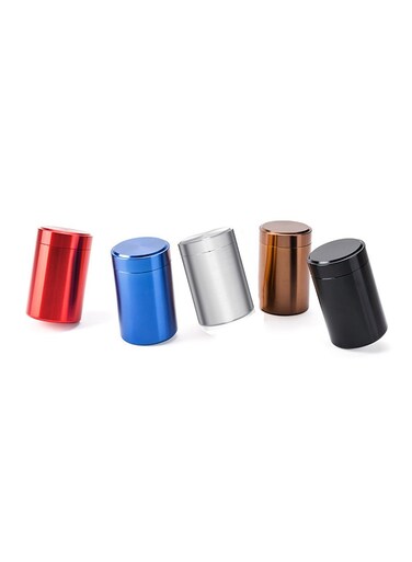 Piece Portable Airtight Tea and Spice Storage Containers Waterproof Multipurpose Alloy Jars for Travel and Kitchen