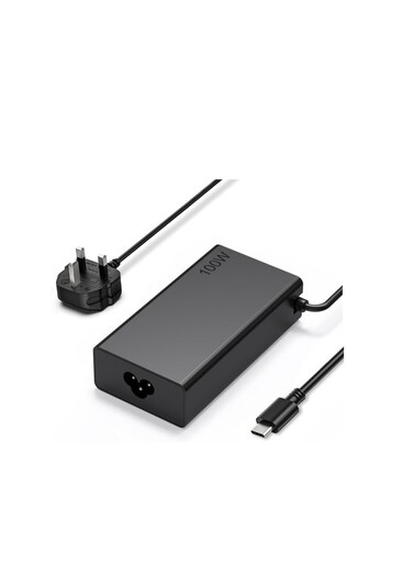 100W USB-C Laptop Charger 2025 Upgrade for Lenovo Thinkpad HP ASUS ROG Dell MacBook Pro/Air MSI Acer Samsung Chromebook and More Type-C 65W 45W Power Adapter