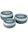 3Pcs 1.5L, 2.5L &amp; 3.5L Cosmos Insulated Casserole   Super PU Insulation Hot Pot with Stainless Steel Inner Casing   Dishwasher Safe   Serving Dishes with Lids   Hot Food Storage Container &amp; Warmers