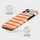 جراب Burga iPhone 17 Pro Papaya Premium متوافق مع غلاف صلب مزدوج الطبقات هجين + حماية من السيليكون - غطاء محمول مقاوم للخدش والصدمات