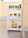 Free Standing Plastic Storage Shelves for Multiple Uses, Whether in the Kitchen, in the Bathroom, on the Desk at Work (3 Layers)