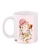 Printed Coffee Mug White/Pink/Brown