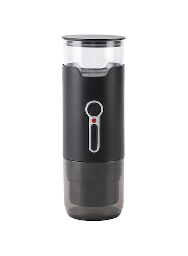 Luqeeg Portable Electric Espresso Machine, 15 Bar Pressure Car Coffee Maker USB Portable Wireless Coffee Maker Rechargeable Mini Coffee Machine Automatic for Camping, Travel, RV, Office