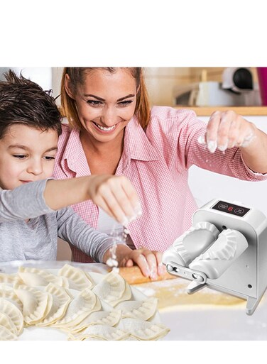 Dumpling Maker Machine, Make Perfect Gyoza/Ravioli in Minutes with Your Kids! Easy DIY Home Kitchen Appliance