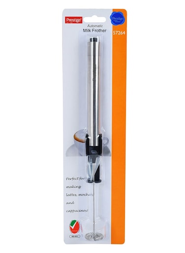 Automatic Milk Frother Silver/Black 16cm