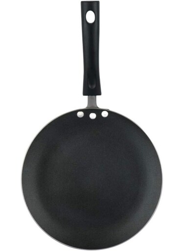 Zest Non-Stick Concave Tawa (4 mm Thickness)- 24 cm - Red