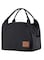 SWIUKPHE Lunch Bag Bento Bag, Insulated Lunch Box Men Adult Lunchbox Lunch Tote Reusable Meal Prep Container Bag Bento Box Cooler Bag for Students Ladies Men Picnic Work Outdoor Office (Black)