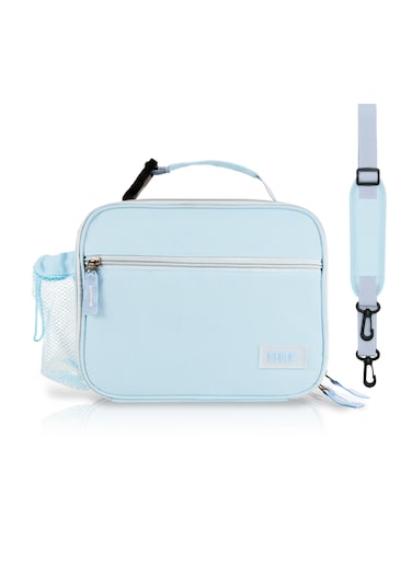Lunch Bag Insulated Lunch Box Carrier, Ice Blue
