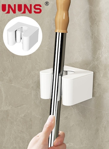 1pcs Broom Holder,Wall Mounted Mop and Broom Holder,Broom Hanger Wall Mounted Rack,Storage Rack for Kitchen Bathroom Garden Tool Organizer