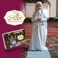 Girls Prayer Rug with Prayer Dress and Quran Cover Age 7-10 White