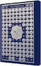 غلاف مصحف عربي بخط عثمان مع أسماء الله الحسنى 99 - مقاس 35×50 سم، خط واضح وكبير (أزرق)