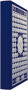 Arabic Quran Uthman Script with 99 Names of Allah Cover - BLUE, Size 35X25 cm. clear and large font. (Blue)