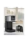 Rich Brew Coffee Machine with Touch Display, 10-Cup Glass Carafe &amp; Travel Mug