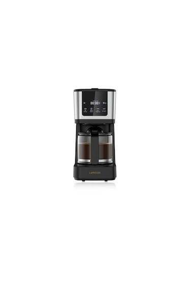 Rich Brew Coffee Machine with Touch Display, 10-Cup Glass Carafe &amp; Travel Mug