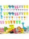 Premify 50pcs Food Picks For Kids   Reusable Animal Fruit Food Stick for Kids   Fork For Kids   Food Sticks For Kids Dessert Party Bento Lunch D&eacute;cor   Kids Food Picks For Lunch Box