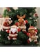 BPA&reg; Christmas Decorations, 4 Pack Tree Decorations Holiday Ornaments Gift Decorations Tree Hang Decor Party Gifts Home Bedroom