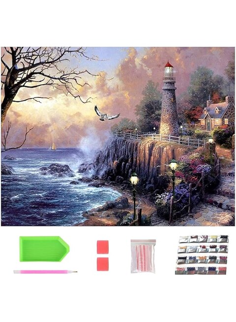 Sulfar DIY Diamond Painting Kits, Arts and Crafts for Adults, Personalised Paint by Numbers for Kids, Diamond Art Kits for Beginners, Exquisite Gifts for Family, Home Decoration Painting 40 * 30cm