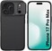 Case for Iphone 17 Pro Max 2025, CamShield case Protective Cover with Camera Protector Hard PC Ultra Thin Anti-Scratch Phone Black Case For Iphone 17 Pro Max Black
