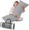 MUSA Full Body Long Pillow - Grey, 50 x 120 cm