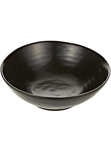 Verona Round Footed Bowl,Black