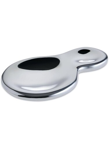 Alessi "T-1000" Spoon Rest in 18/10 Stainless Steel Mirror Polished, Silver