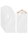 Sliverdew 20 Pack Clear Clothes Covers for Hanging Garment Plastic Suit Bags Dry Cleaning Bags Transparent Dust-proof Garment Covers for Dry Cleaner, Home Storage, Travel (60 x 100cm)