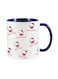 Multiple Hello Kittys All Over The Printed Coffee Mug Dark Blue/White 350ml
