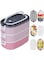 GGEROU Stainless Steel Lunch Box for Kids,1900ML 3 Layer Meal Lunch Container Snack Box With Bag for Kids School and Adults - Leakproof - BPA Free - Microwave &amp; Dishwashing Safe Bento Box