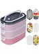 GGEROU Stainless Steel Lunch Box for Kids,1900ML 3 Layer Meal Lunch Container Snack Box With Bag for Kids School and Adults - Leakproof - BPA Free - Microwave &amp; Dishwashing Safe Bento Box