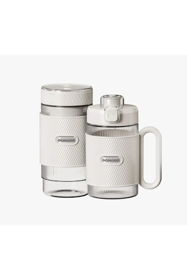 Lifestyle Portable Dual-Cup Smoothie Blender 80W USB-C Rechargeable with Carry Handle