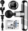 Deep Tissue Massage Gun - 6-Speed Electric Percussion Muscle Massager with 4 Interchangeable Heads, Smart Touch Screen &amp; Quiet Brushless Motor for Pain Relief &amp; Recovery