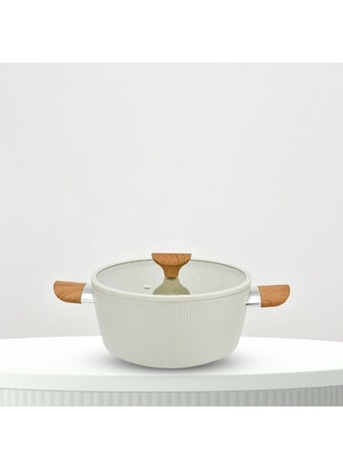 HOME Chef's Delight Radiant Pro Casserole with Lid Luxury Serving Bowl Elegant Hot Pot For For Biryani Pulao And Etc 24x11cm