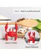 Silicone Crab Utensil Rest &amp; Spoon Holder Clip - Non-Slip Kitchen Organizer for Stove Top