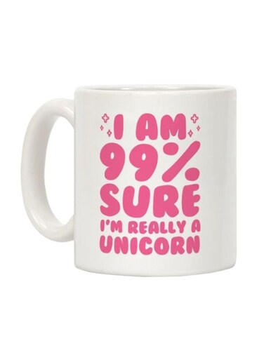 Really A Unicorn Printed Coffee Mug White