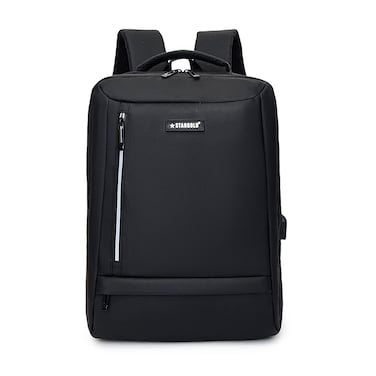 STARGOLD 16" Backpack With Front Pocket, USB Charging Port, Side Pocket, Silver Zipper And Computer Compartment For Travel, Business And Daily Use