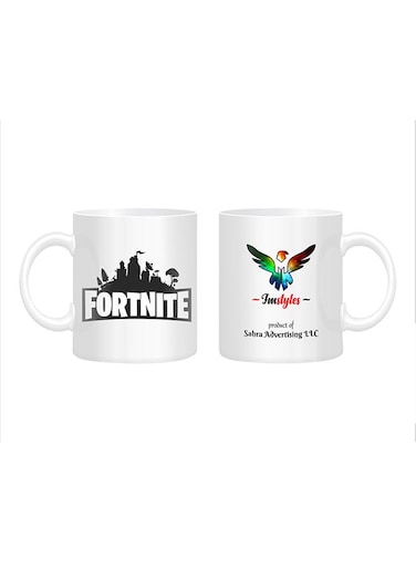 Styles Fortnite Printed Mug White/Black/Red
