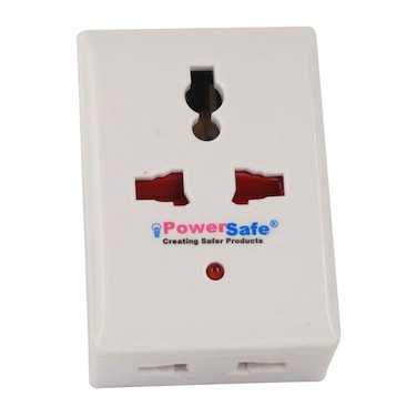 Terminator 3 Way Multi Adaptor One Universal  socket &amp; two 2 Pin Sockets 16A Schuko plug