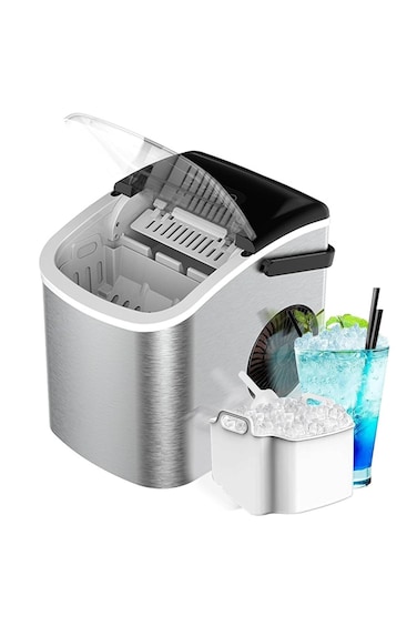 Portable Ice Cube Maker Up to 12 Kg/24 Hours with Self Cleaning