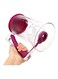 Manual Cake Batter Dispenser Clear/Purple
