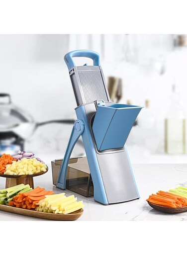 Safe Mandoline Slicer Plus,Adjustable Potato Slicer,Vegetable Chopper Food Slicer, Fry Cutter,Veggie Salad Dicer Kitchen Chopping Artifact Gifts,Kitchen Slicer, Vegetable Chopper,Vegetable Slicer And Chopper