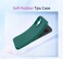 Case for Honor 200 Lite 5G 2024, Liquid Gel Rubber Bumper Case with Soft Microfiber Lining Cushion Slim Hard Shell Shockproof Protective Cover for Honor 200 Lite 5G (Green)