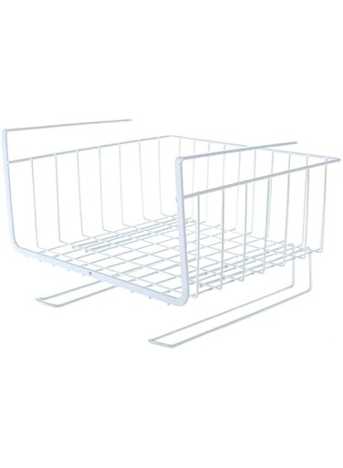 Dubai Gallery Under Shelf Wire Basket White