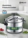 Aluminum Pressure Cooker 11L , Fast, Efficient, and Safe Cooking with Durable Body, Safety Locking Mechanism, Arabic cooker