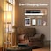 Floor Lamp Shelf with Remote Control, Dimmable &amp; 4 Colour Temperature Adjustable, 1H Timer, LED Floor Lamp with 2 USB Ports, Floor Lamps with Lampshade for Living Room, Bedroom, Office