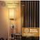 Floor Lamp Shelf with Remote Control, Dimmable &amp; 4 Colour Temperature Adjustable, 1H Timer, LED Floor Lamp with 2 USB Ports, Floor Lamps with Lampshade for Living Room, Bedroom, Office