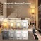 Floor Lamp Shelf with Remote Control, Dimmable &amp; 4 Colour Temperature Adjustable, 1H Timer, LED Floor Lamp with 2 USB Ports, Floor Lamps with Lampshade for Living Room, Bedroom, Office